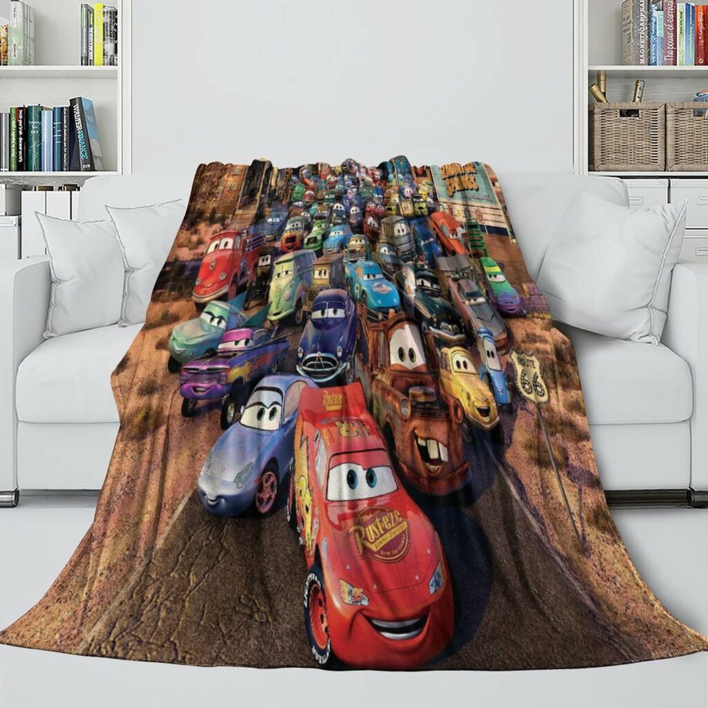 Disney Cars Blanket Printing Flannel Throw #1